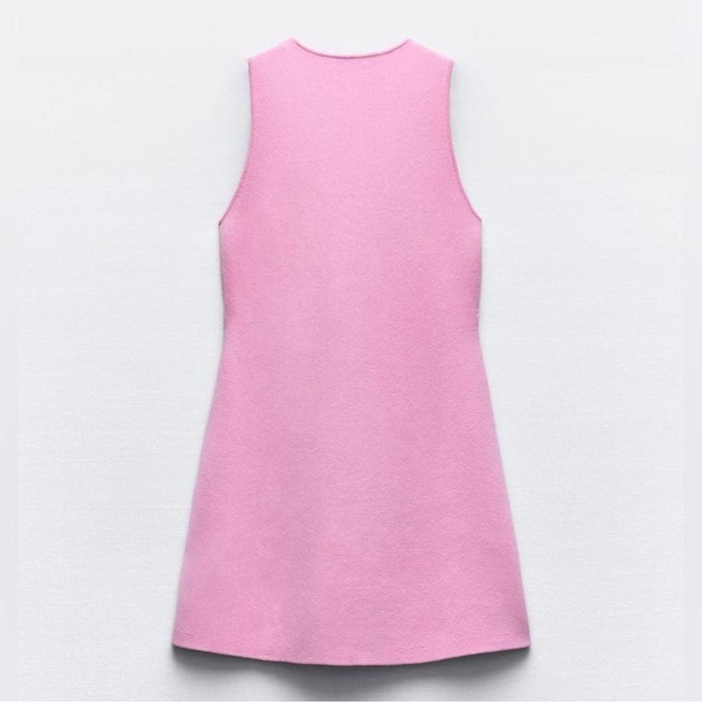 Zara Pink Mini Dress - Picture 4 of 9